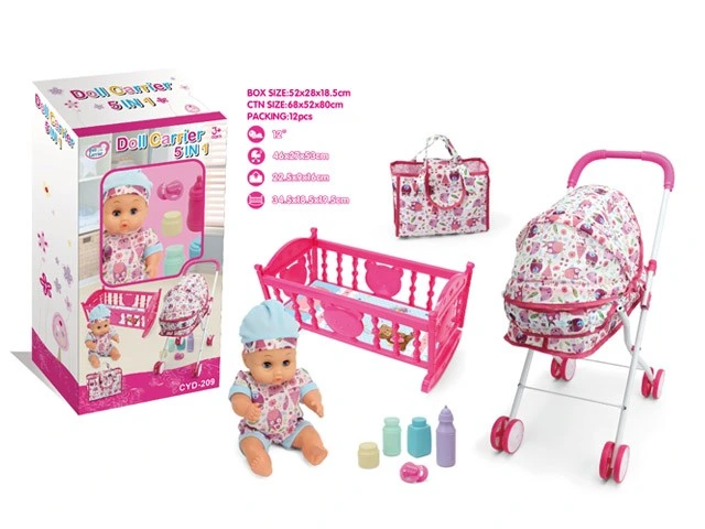 Hot Sale Safety Baby Doll Stroller Toy Stoller