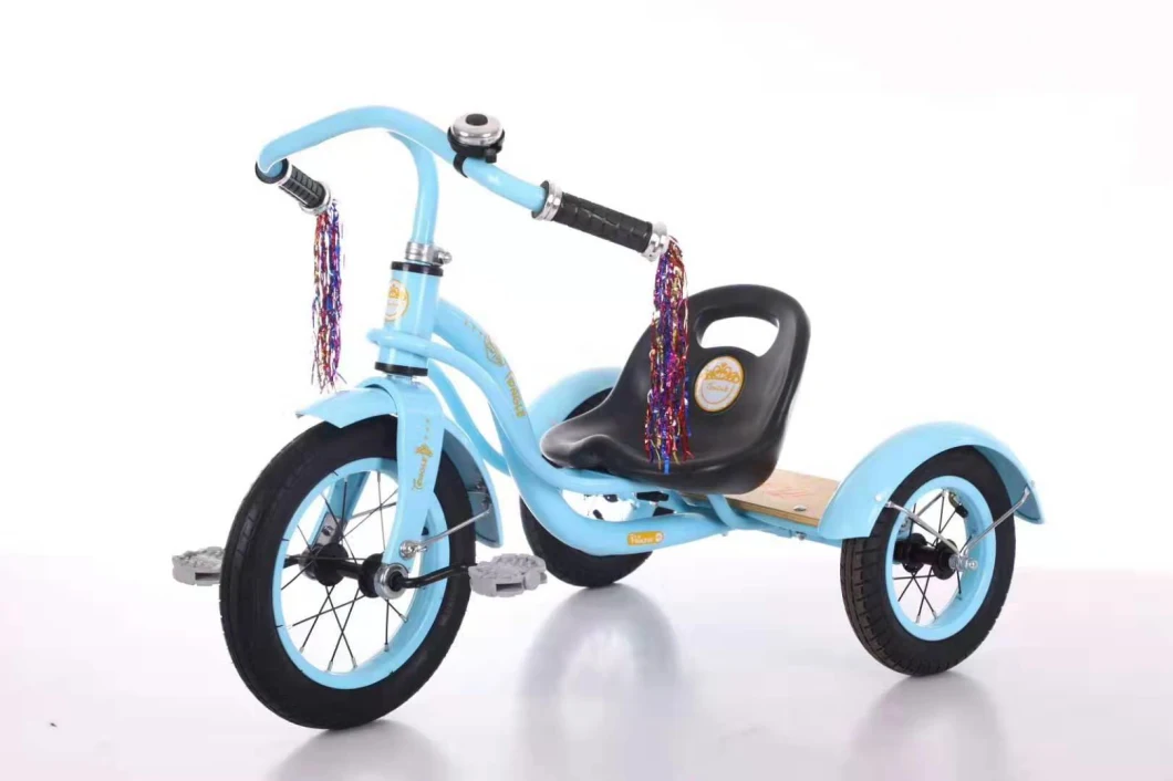 2022 Kids Small Steel Air Tire Children Baby Three Wheels Tricycle Trike