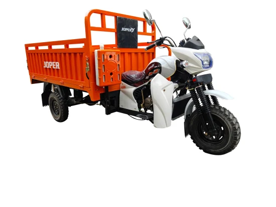 Одноцилиндровый грузовой трехколесный/трехколесный мотоцикл объемом 200 куб.см с двигателем водяного охлаждения.